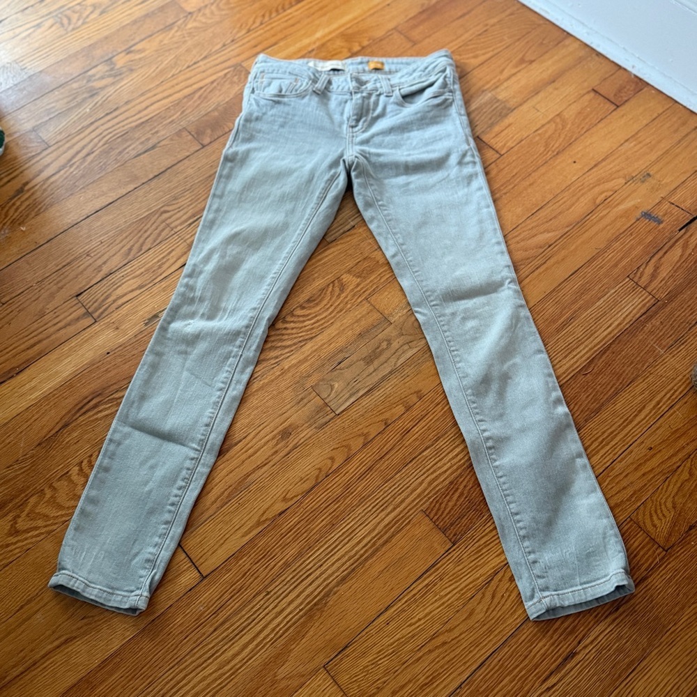 PILCRO Light Gray Women’s Cigarette Jeans Size 25 - Picture 4 of 12